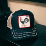 Rooster Embroidery on a Cap